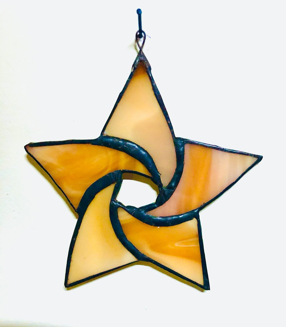 Stelle di Natale in vetro Tiffany - immagine 4