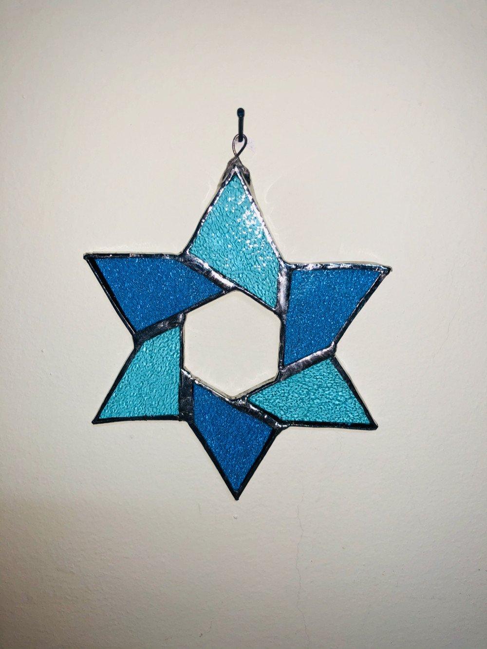 Stelle di Natale in vetro Tiffany - immagine 2