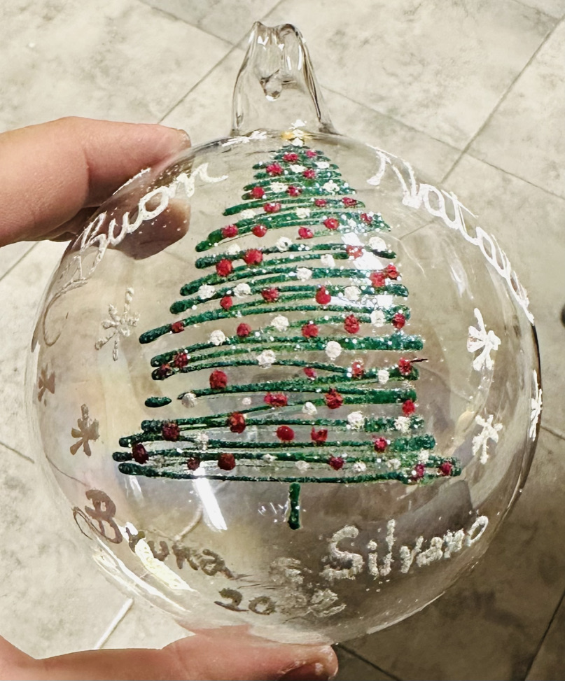 Pallina di natale con Albero in vetro personalizzabile - immagine 6
