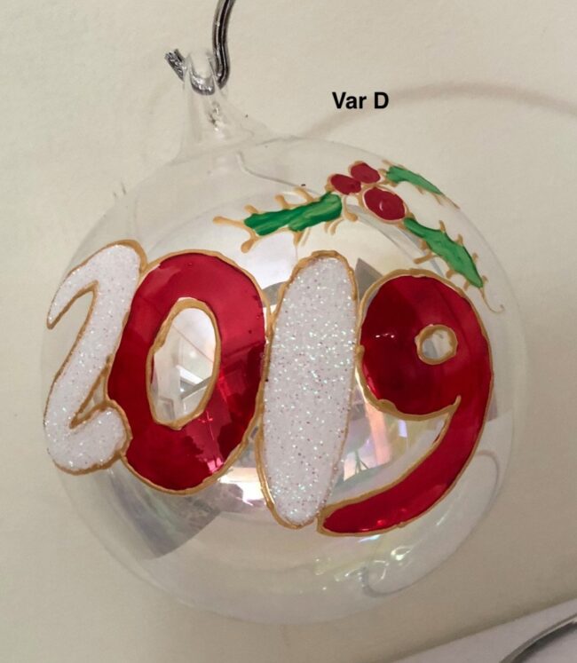 Pallina di Natale/Segnaposto per il Capodanno, 2021 ... - immagine 5