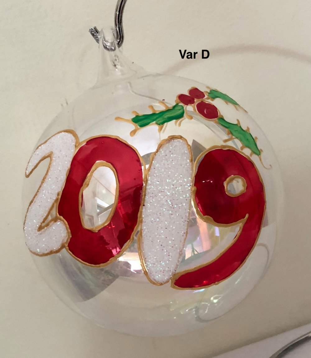 Pallina di Natale/Segnaposto per il Capodanno, 2021 ... - immagine 5