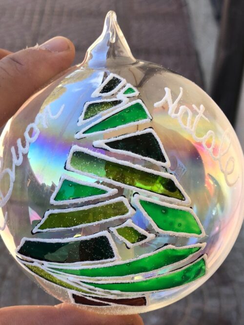 Pallina di Natale con Albero moderno