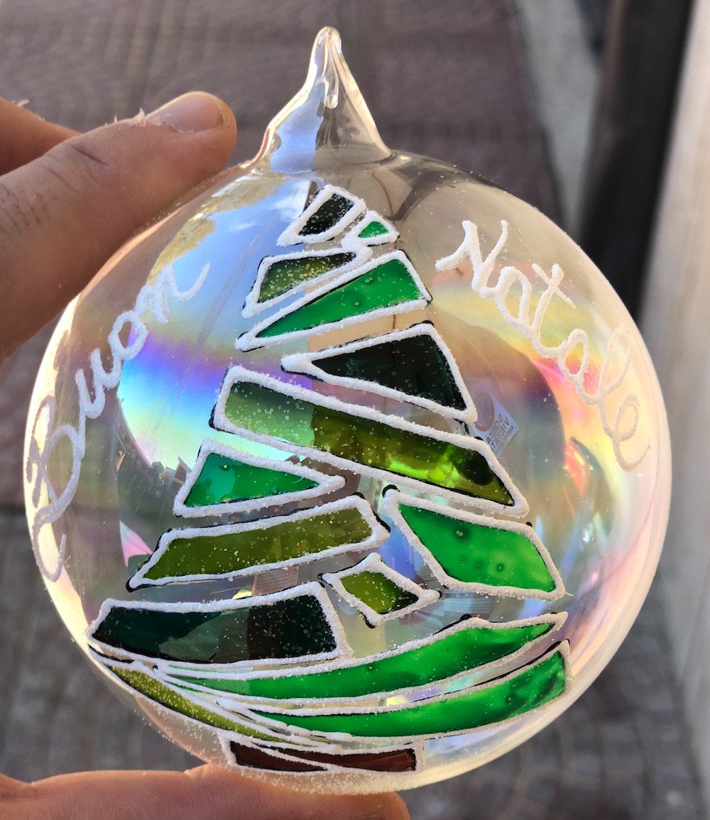 Pallina di Natale con Albero moderno