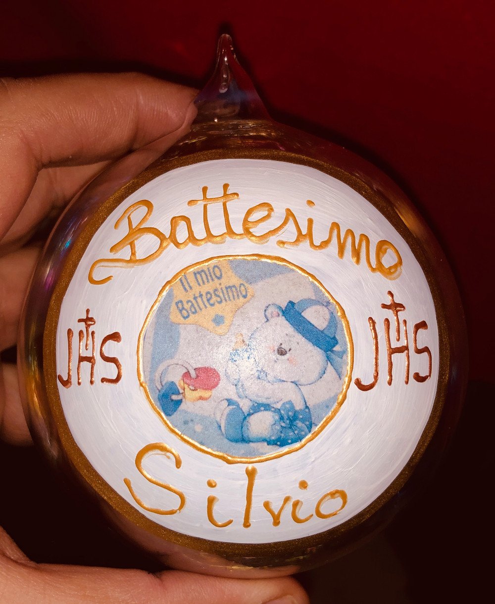 Bomboniera o segnaposto per battesimo personalizzabile - immagine 3