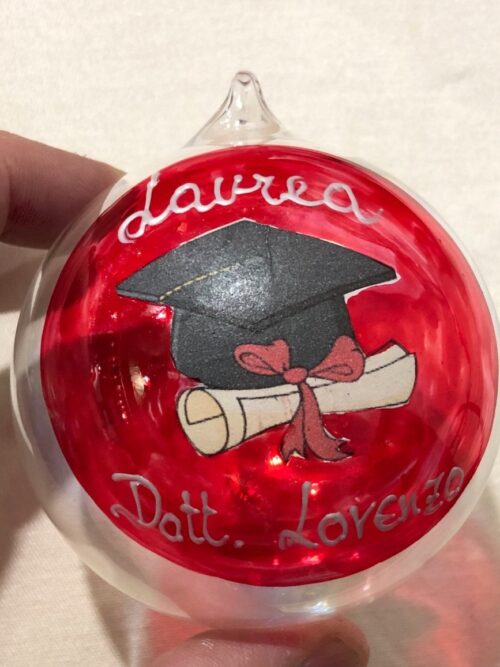Bomboniera o segnaposto per festa di laurea personalizzabile