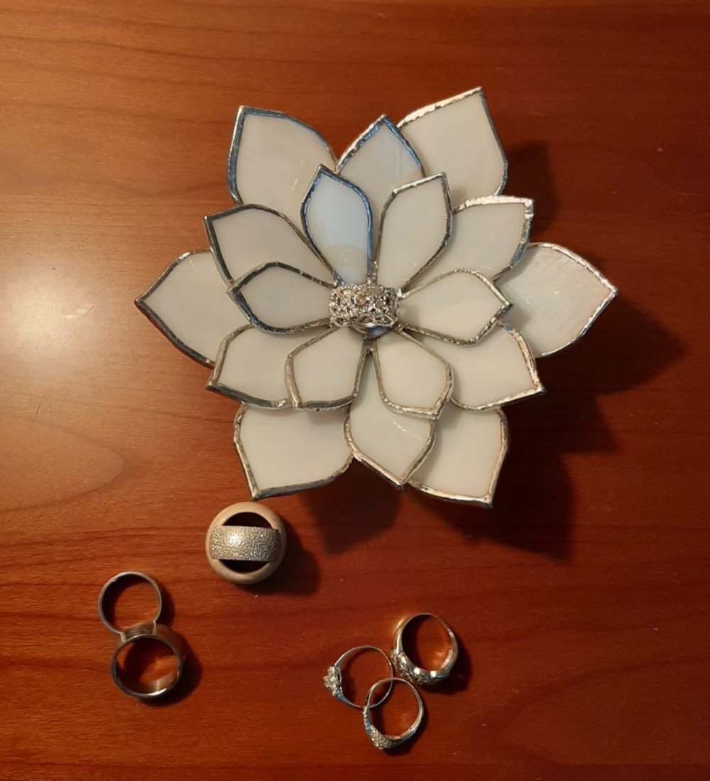Fiore di Loto per Anello cerimonia nuziale - immagine 7