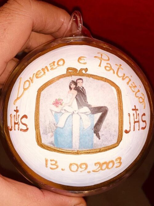 Bomboniera o segnaposto per matrimonio personalizzabile