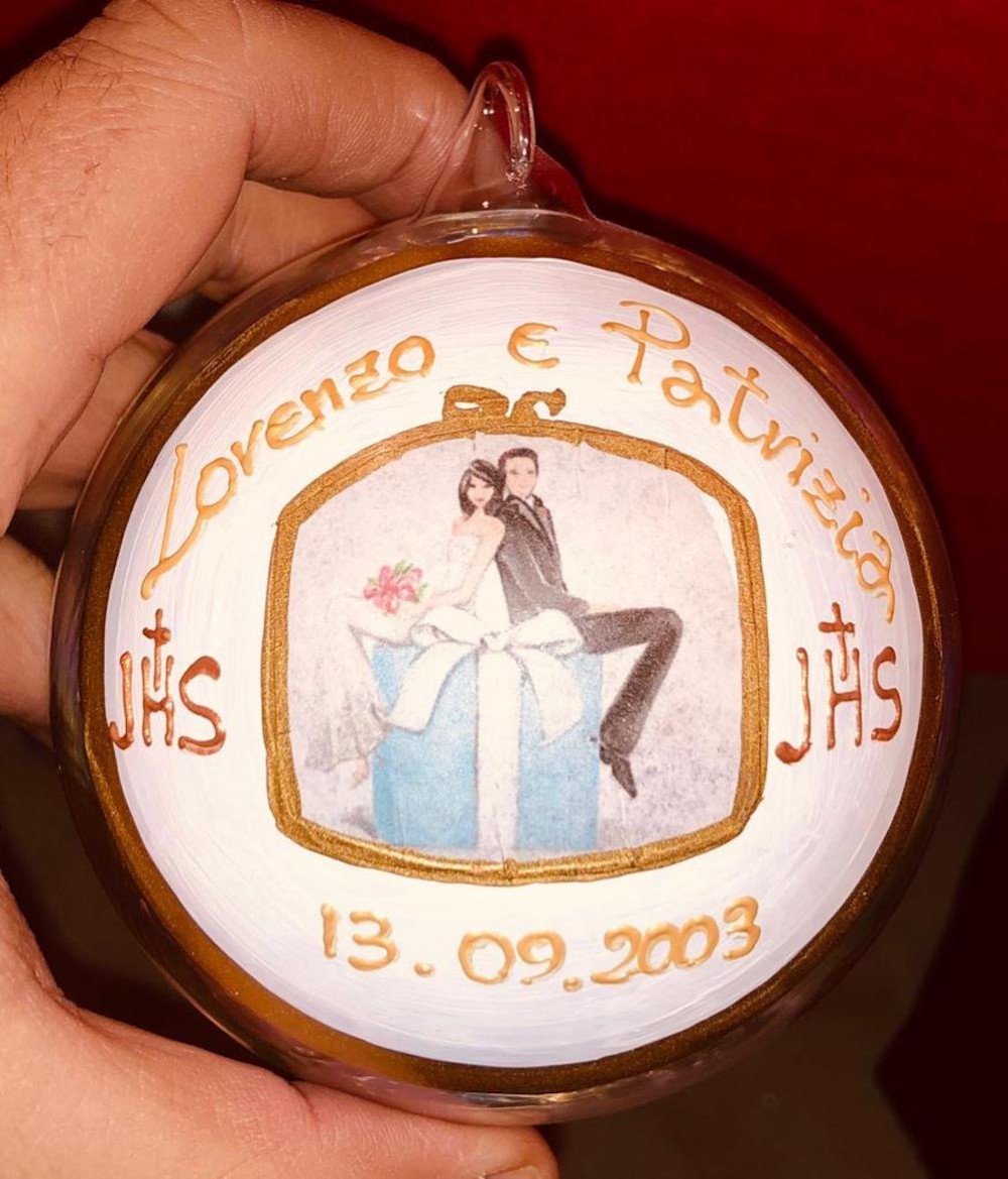 Bomboniera o segnaposto per matrimonio personalizzabile