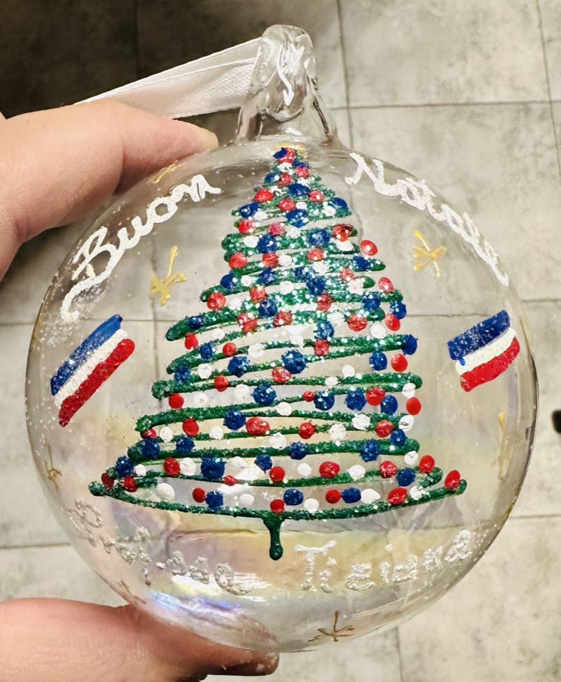 Pallina di natale con Albero in vetro personalizzabile - immagine 7