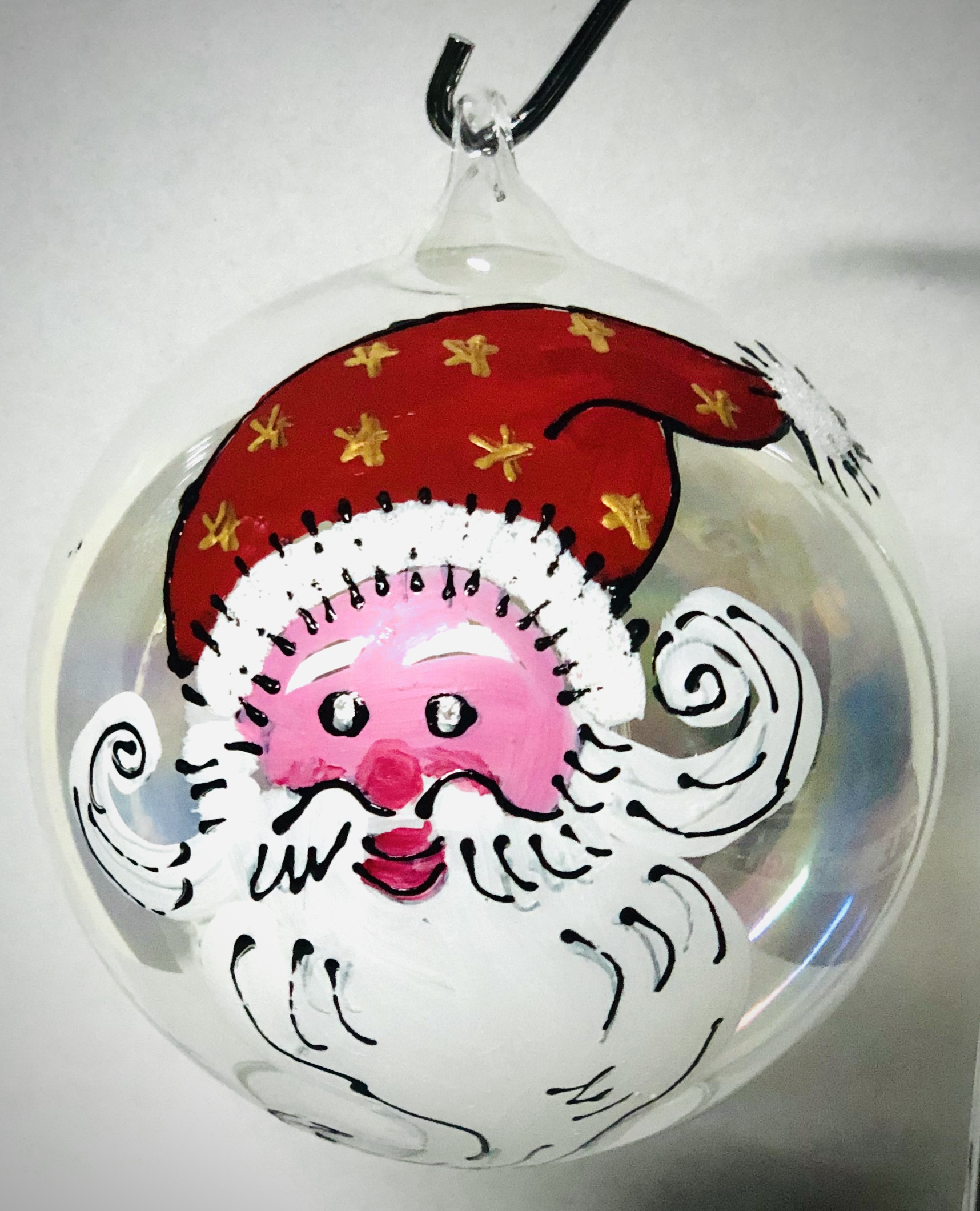 Pallina Natalizia con Babbo Natale + personalizzazione.