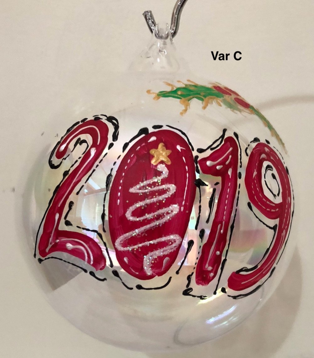 Pallina di Natale/Segnaposto per il Capodanno, 2021 ... - immagine 4