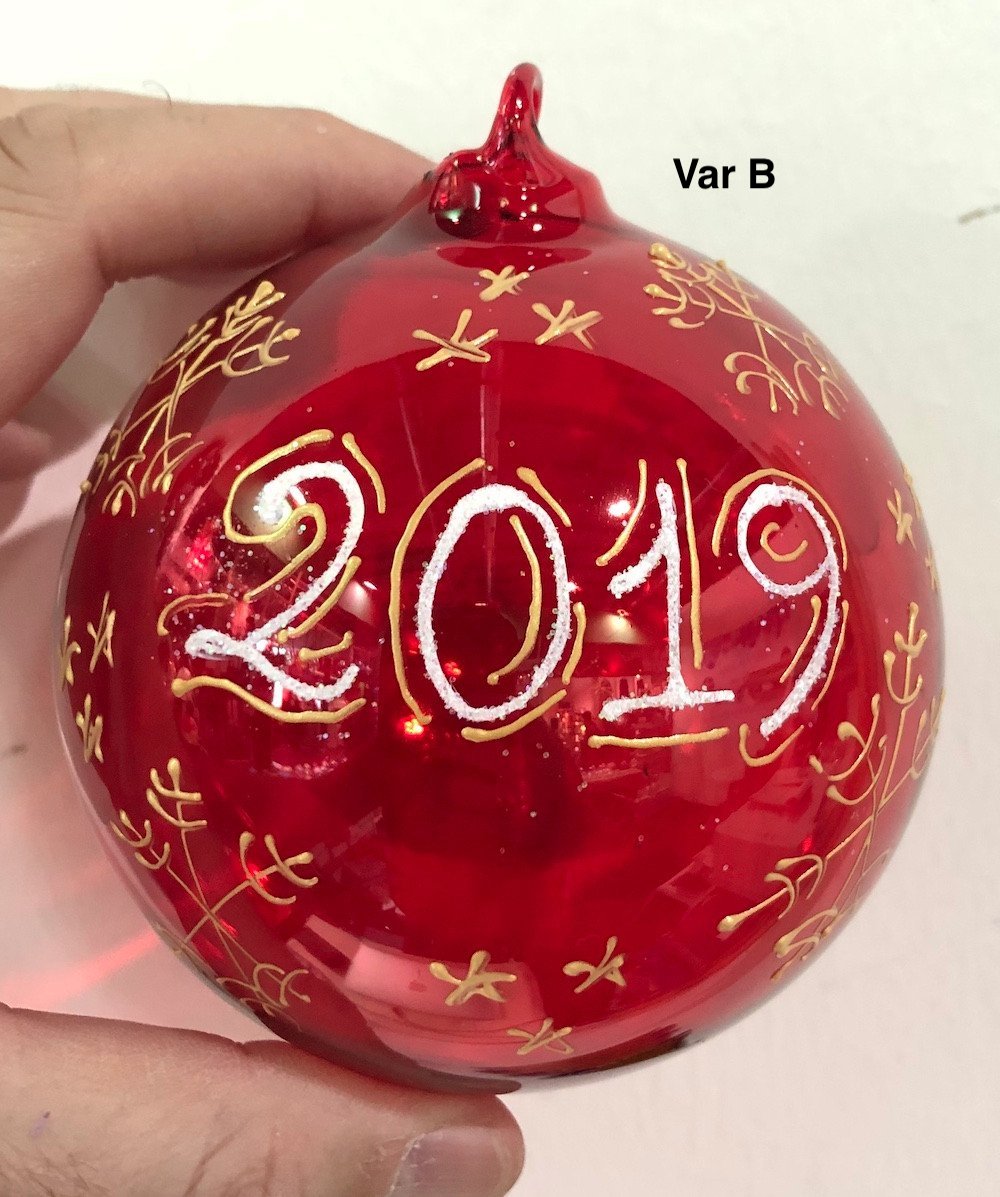 Pallina di Natale/Segnaposto per il Capodanno, 2021 ... - immagine 3