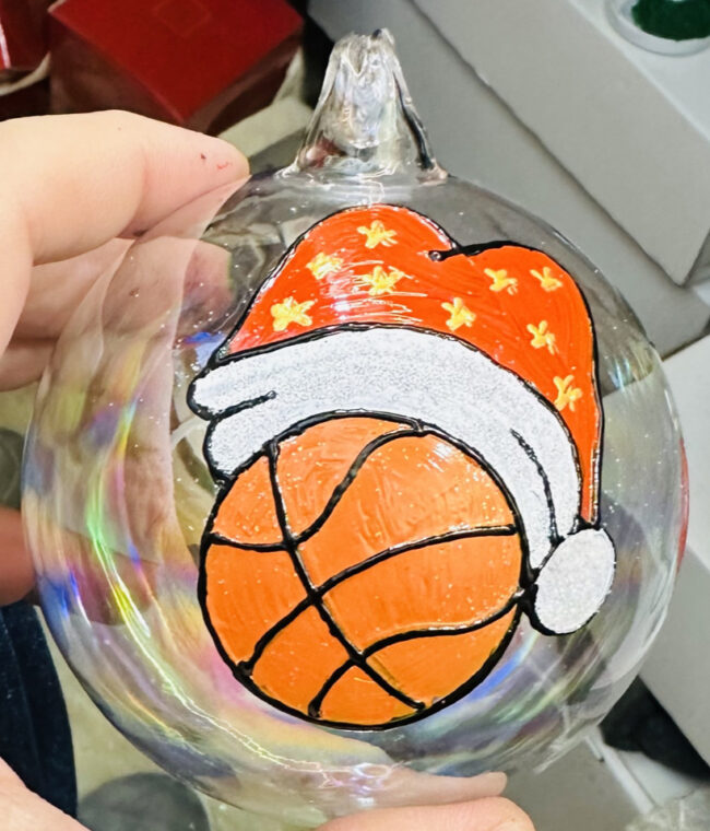 Pallina Natalizia personalizzata a tema Basket - immagine 3